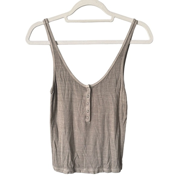 American Eagle Outfitters Soft & Sexy Rib Tank Top – Olive Green, Size M - Picture 1 of 8